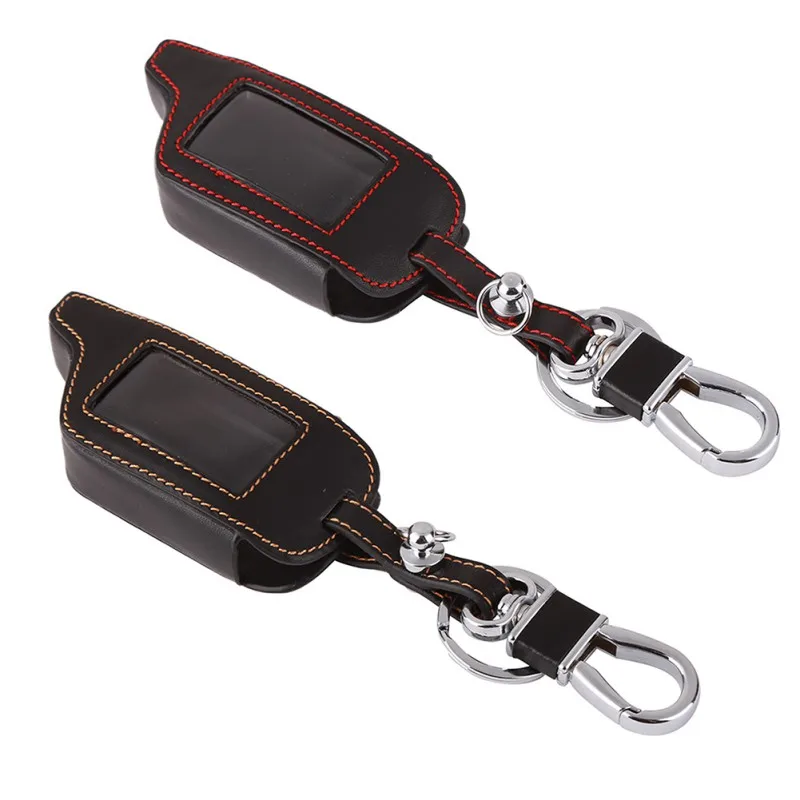 

Leather Key Case for original B9/B91/B6/B61/A91/A61/V7 C9 LCD Way Car Remote 2 Way Alarm