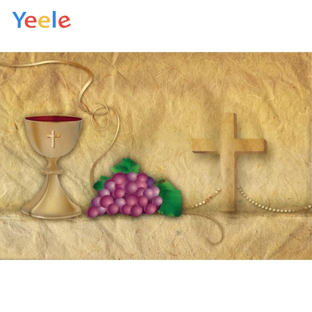

Yeele First Communion Decoration Chalice Portrait Photography Backgrounds Customized Photographic Backdrops For Photo Studio