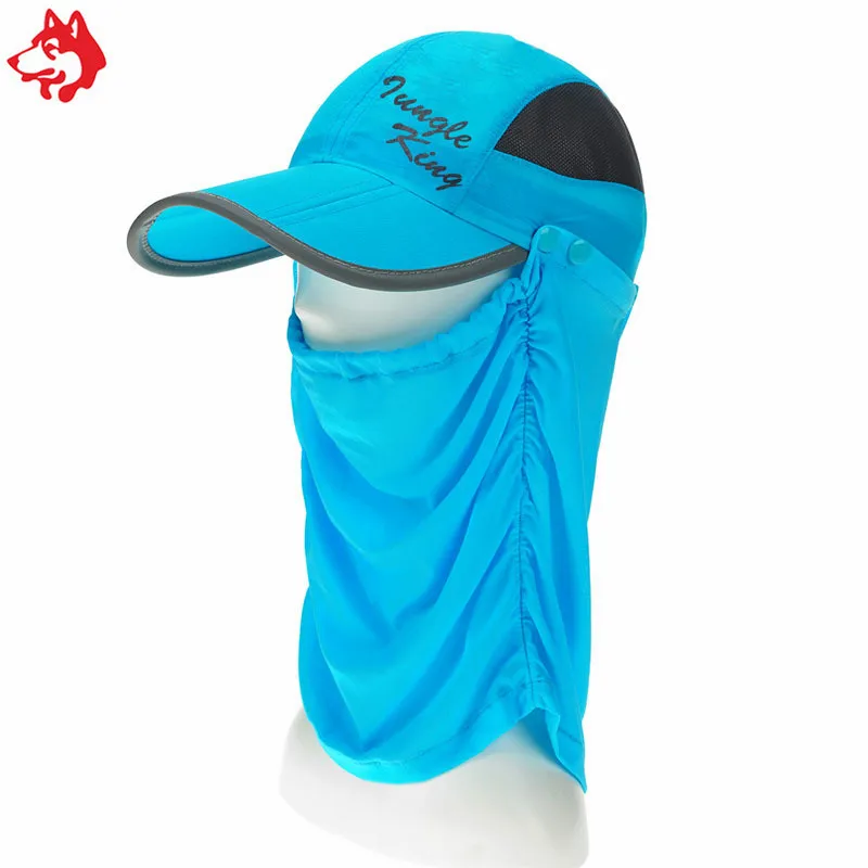 

Jungle King Unisex Fishing Hat Sunscreen Hat Sandproof Mosquito Hat UV Protection 100% Outdoor Mountaineering Gauze Sunscreen