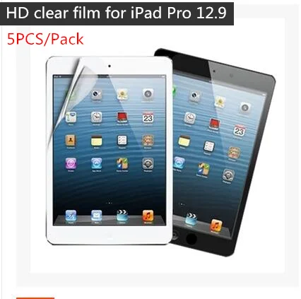 5 шт./упак. хорошее качество прозрачная защитная пленка для экрана Apple iPad Pro 12 9