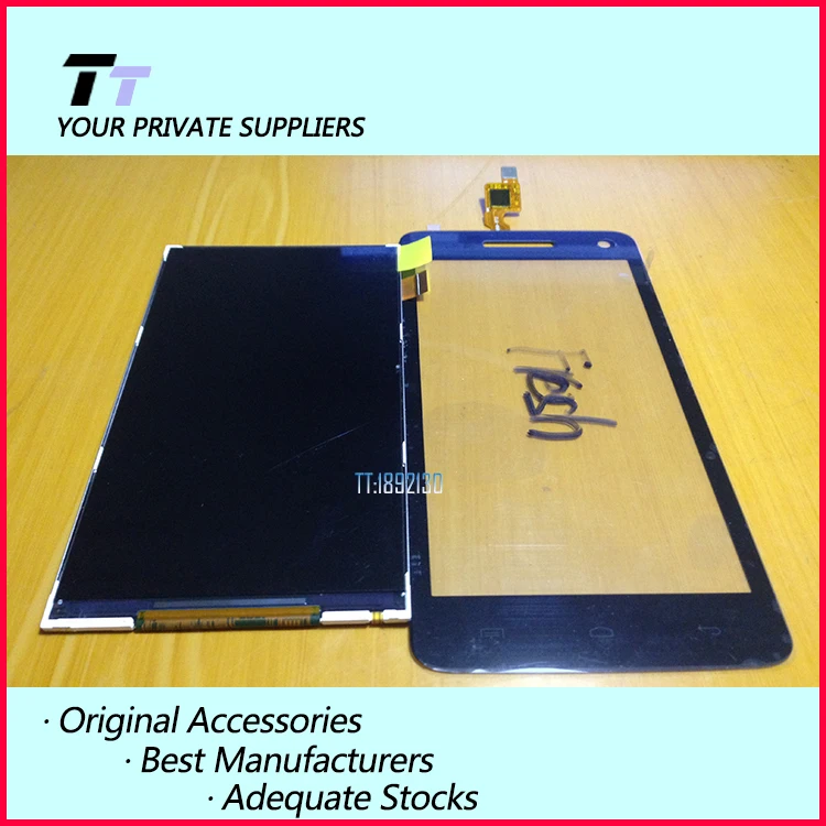 

100% Tested original New For Explay Fresh LCD Display + Touch Screen Digitizer Separate Parts  Free shipping With Tracking No.