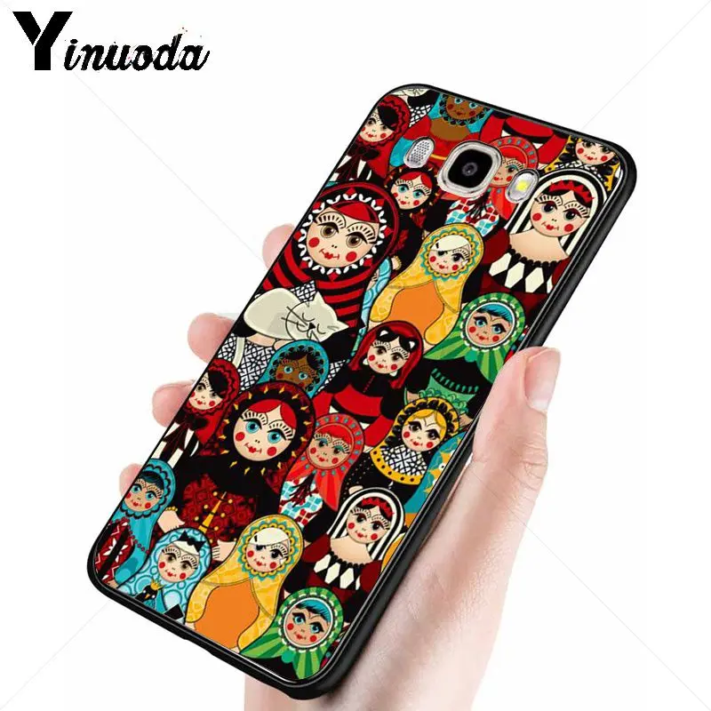 Cute Russian Dolls Pattern Matryoshka
