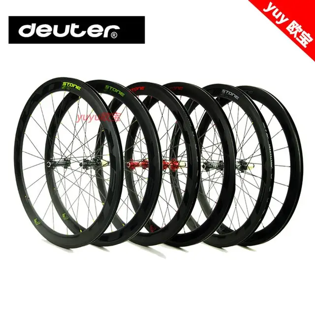 Best price at $626 Cheap STONE uedas de bicicleta Carbon Wheels 700C 23mm Width 24mm 50mm Clincher Tubular Racing Bicycle Wheels Road Bike Wheelset