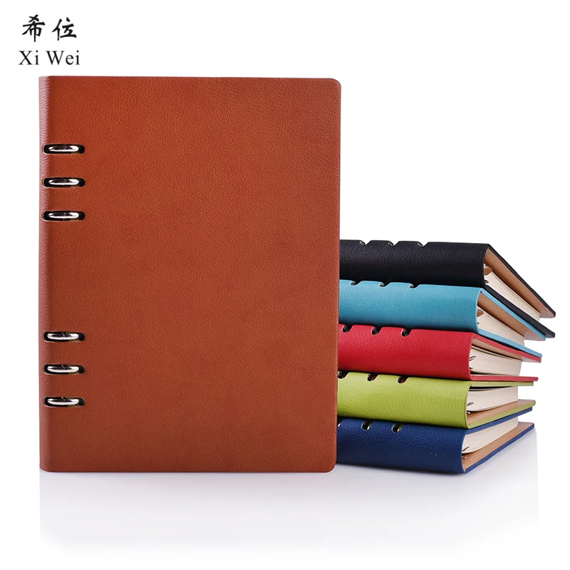 

Notebook Notepad Loose Business Stationery Customization Journal Leather Diary