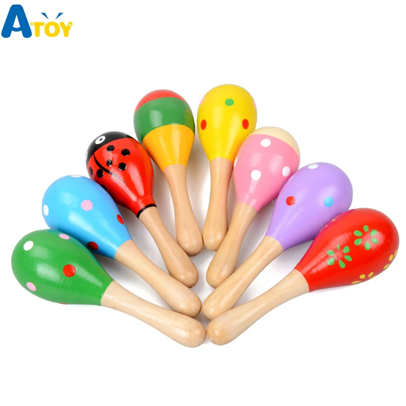 الملونة خشبية Maracas الطفل الطفل آلة موسيقية حشرجة شاكر حزب الأطفال هدية لعبة المبكر ألعاب تعليمية هدية للأطفال الملونة خشبية Maracas الطفل الطفل آلة موسيقية حشرجة شاكر حزب الأطفال هدية لعبة المبكر ألعاب تعليمية هدية للأطفال