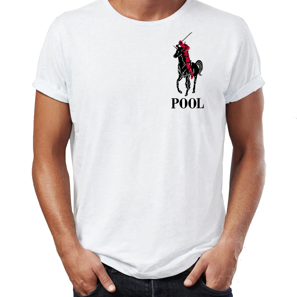 

Men's T Shirt Deadpool Pool Funny Awesome Artwork Printed Tee