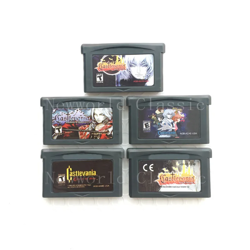

Castlevania Series for 32 Bit Video Game Cartridge Console Card English Language US/EU Version