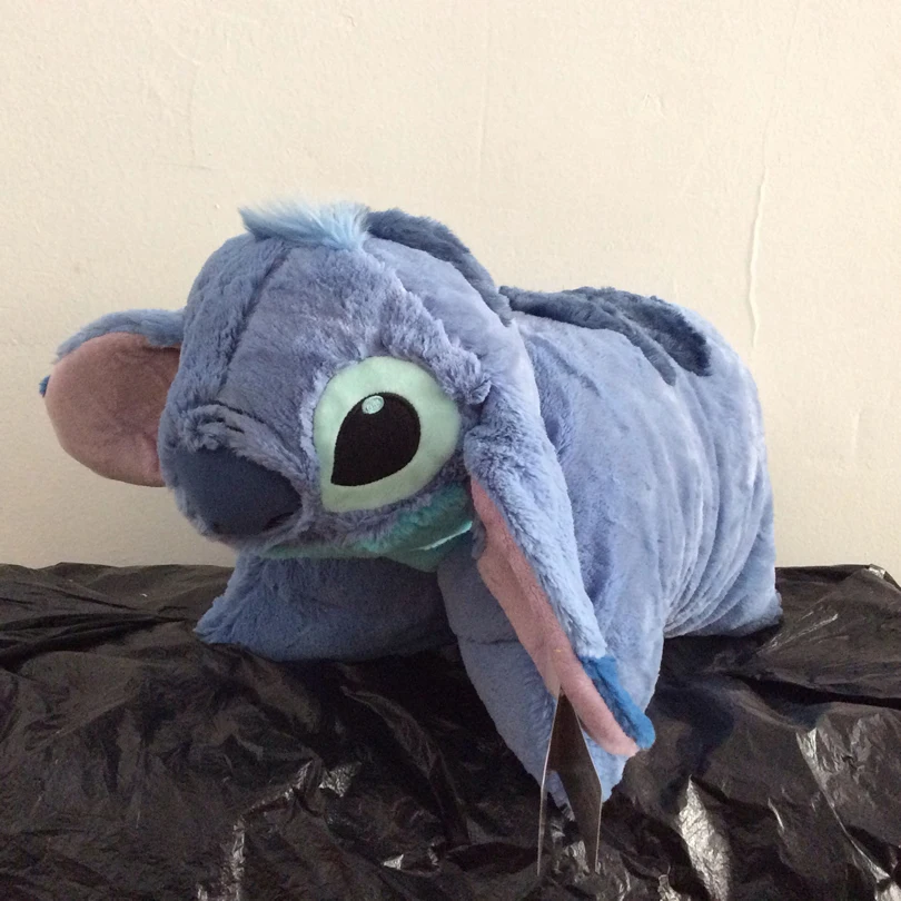 stitch plush pillow