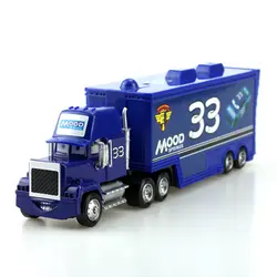 Disney Pixar Автомобили № 33 настроение мак грузовик 1:55 Diecast металлического сплава и Пластик модели автомобилей игрушки для детей Lightning mcQueen