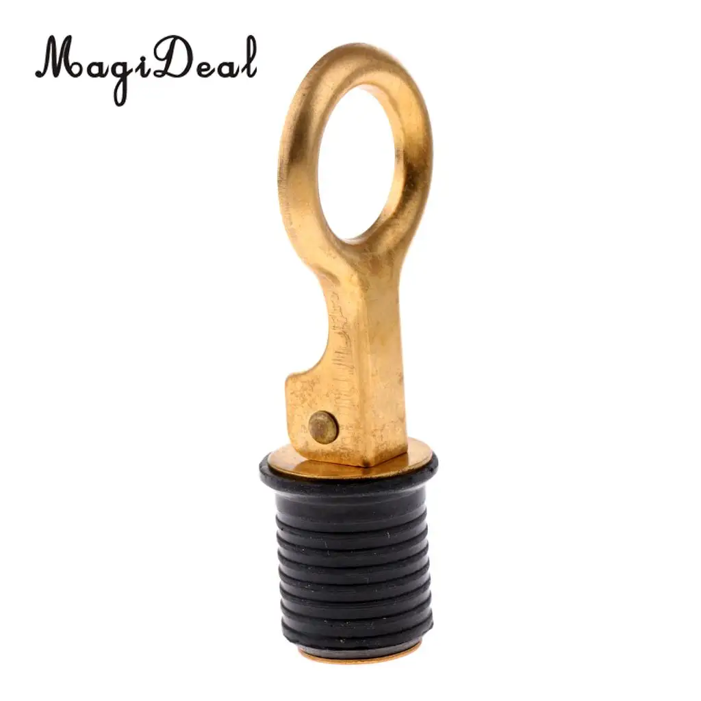 MagiDeal Boat Drain Bung, Rubber Brass Drain Plug To Suit ...