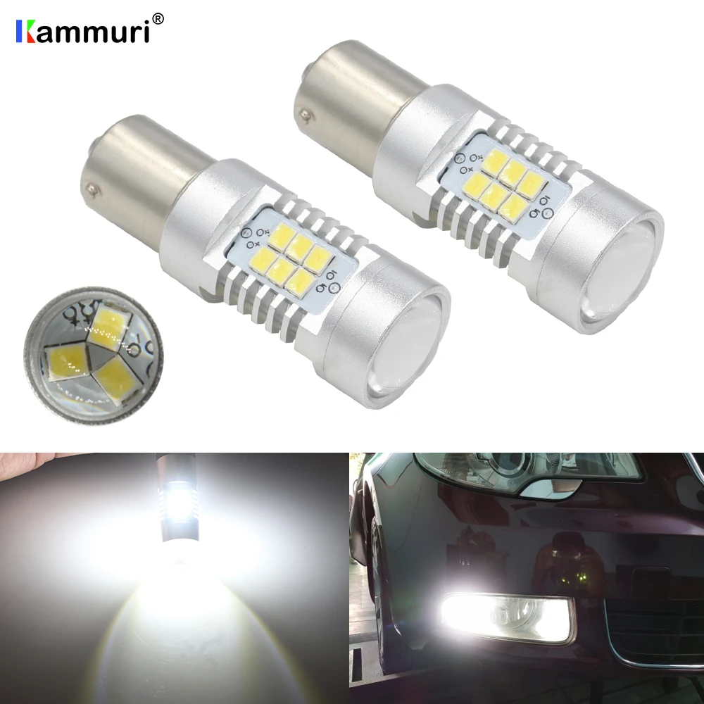 

White P21W LED Canbus No Error 1156 P21W LED Bulb for Skoda Octavia Superb 2 FL A5 2010 2011 2012 2013 DRL Daytime Running Light