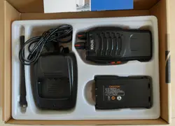 2016 Новый Черный KQ-888 Walkie Talkie UHF 400-470 МГц Двухстороннее Радио Дешевый радио