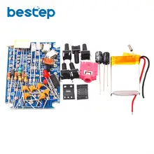 FM стерео радио комплект DIY Радио части GS1299 цифровой радио производственный комплект с FM стерео радио комплект корпус+ набор винтов