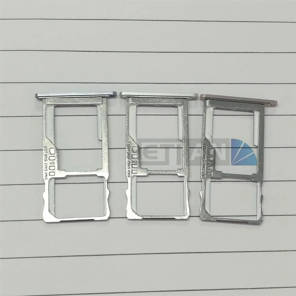 

1PCS Gray/Silver/Gold New SIM Card Slot Holder Micro SD Card Slot Tray Socket Adapter Replacement Parts for Meizu M3 Note