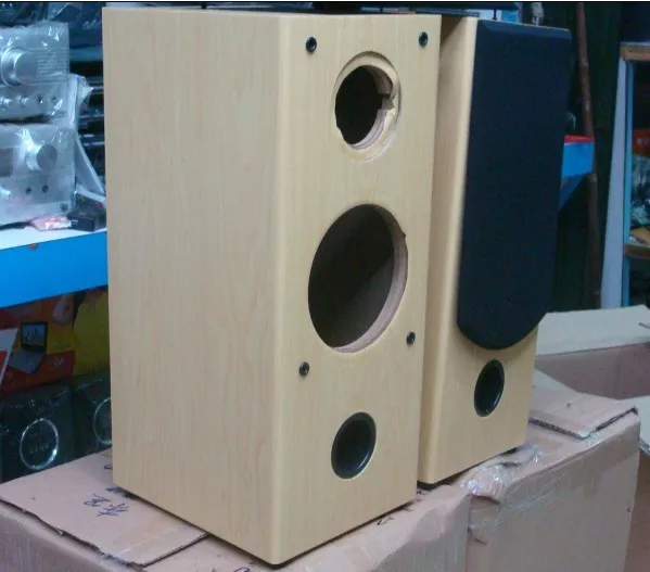 Custom Made 8 Inch Bookshelf Speaker Cabinet Pvc Imitation Wood