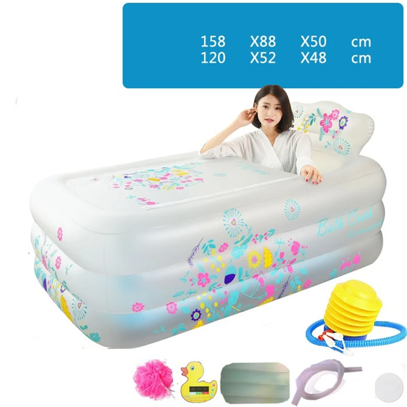 Banheira Adulto Inflavel Albercas Familiares Gonflable Badkuip Baby Opblaasbaar Bad Sauna Hot Bath ванна для взрослых надувная Ванна - Цвет: MODEL O