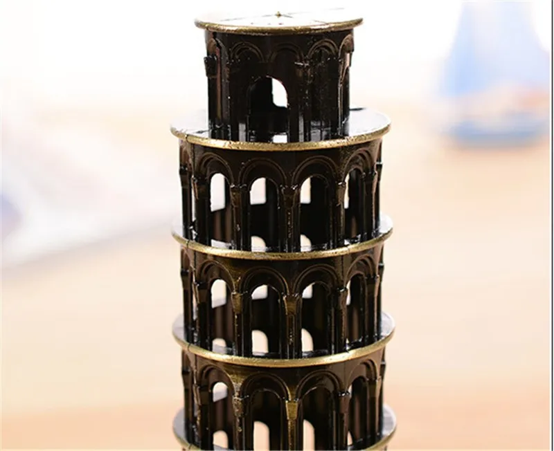 Великолепная Пизанская башня ремесла творческие сувениры итальянские архитектурные статуэтки домашние рукодельные украшения