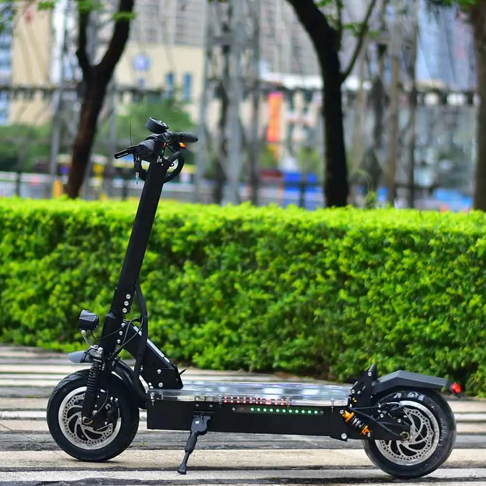 

Crazy speed 85km/h 3200W Dual Motor Front and rear suspension Powerful Foldable Adult Electric Scooter Hoverboard with Seat