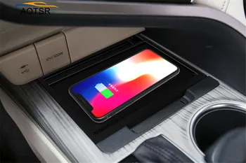 

QI car wireleess charger for Toyota Camry 2016 2017 2018 Intelligent Infrared Fast Wireless Charging Car Phone Holder for iphone