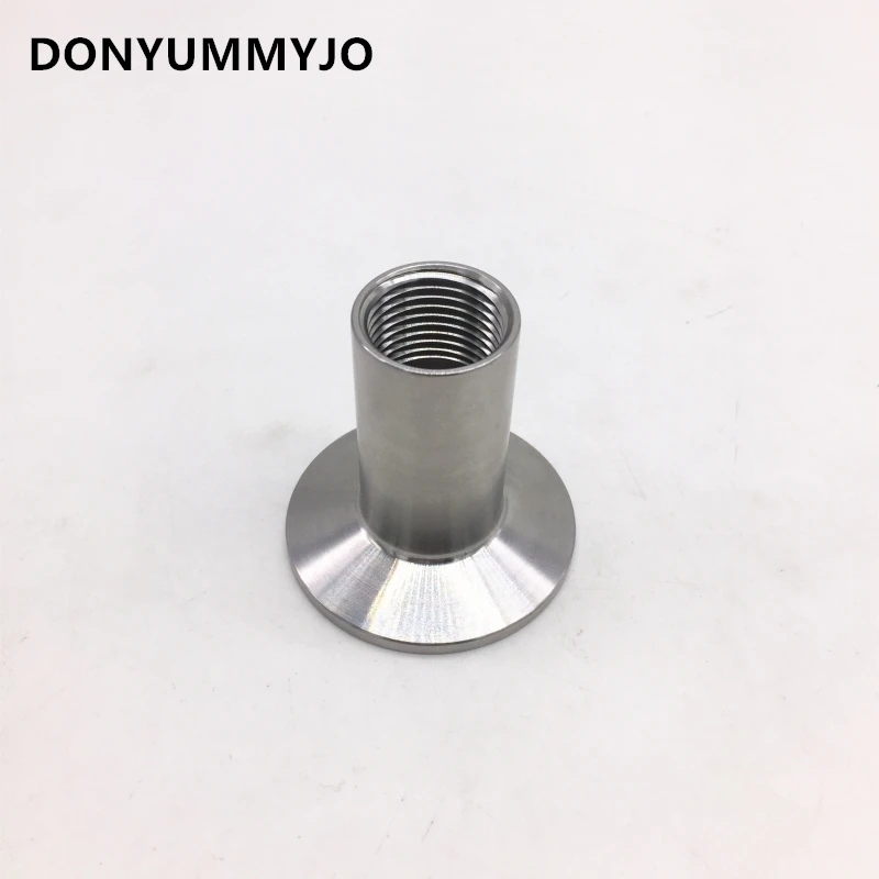 

DONYUMMYJ 1/2'BSP Female x 50.5mm Ferrule OD 304 Stainless Steel Sanitary Weld Ferrule Connector Pipe Fitting Fit 1.5" Tri Clamp