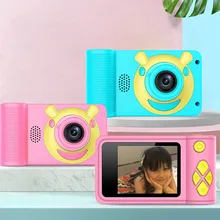 Креативная детская мини-цифровая камера HD 200W интеллектуальная 1080P видеокамера, музыкальная звучащая Purikura камера 128 MB/16G/32G ram