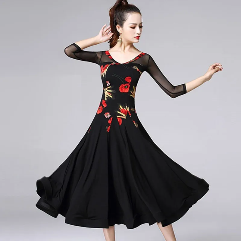 

ballroom dance dress for women ballroom costume waltz dress luminous costumes dance wear women standard dresses tango