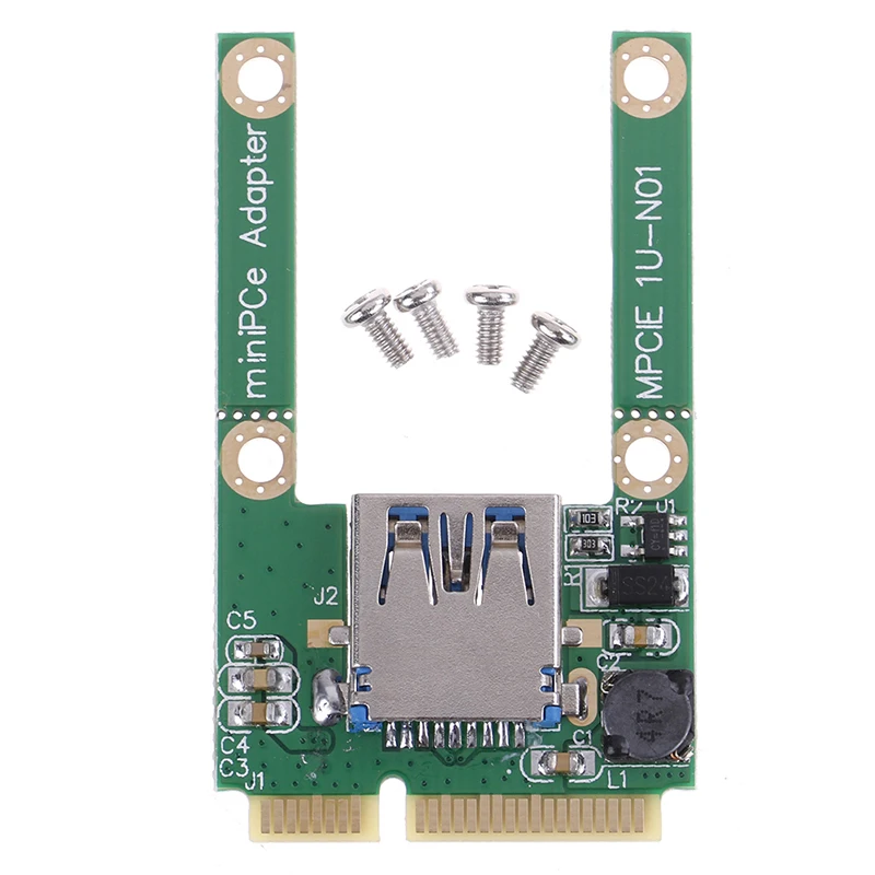 Mini Pcie To USB 2.0 Adapter Converter,USB 2.0 To Mini Pci-e PCIE Express Card Adapter With Screw Fittings