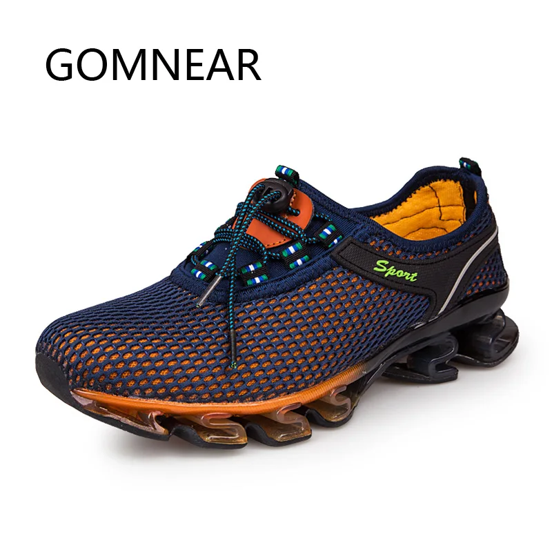 GOMNEAR Men's Breathable Running Shoes Running Sneakers Men Outdoor