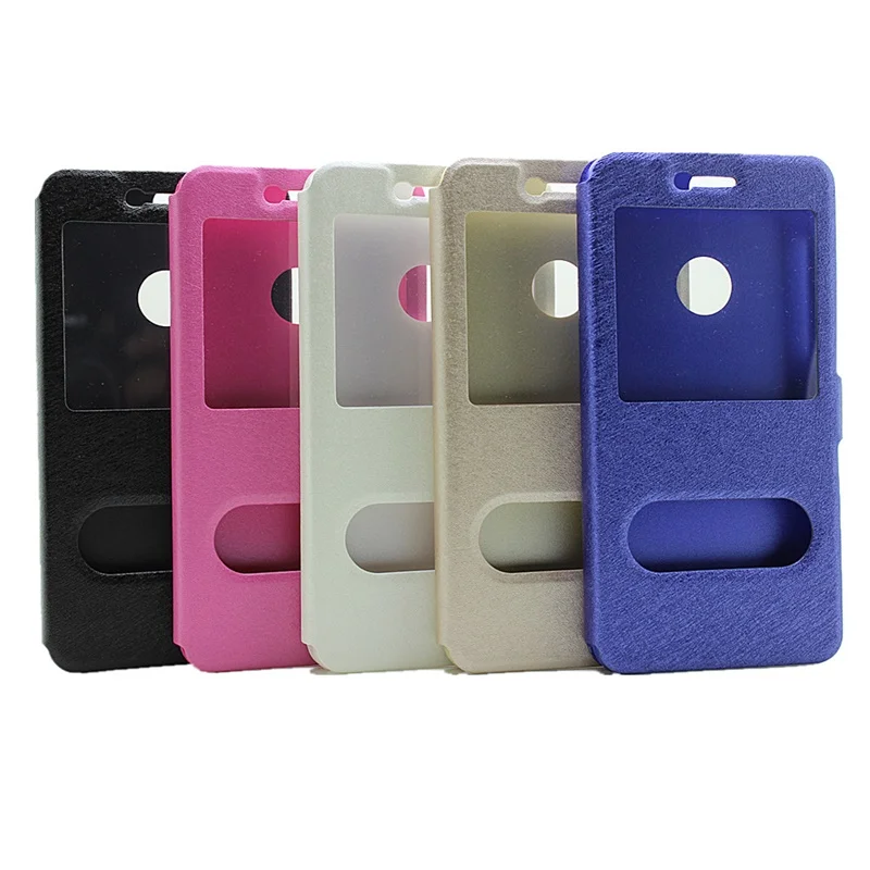 

For Honor 8 case Classic window Flip PU leather Stand case For Huawei Honor 8 FRD-AL00 AL10 DL00 L04 L09 L19 cover phone husing