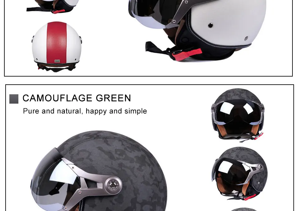 Foxcncar Motorcycle scooter Helmet 34 Open Face halmet motocros vintage casque Moto Casque Casco motocicleta Capacete Deodorant (16)