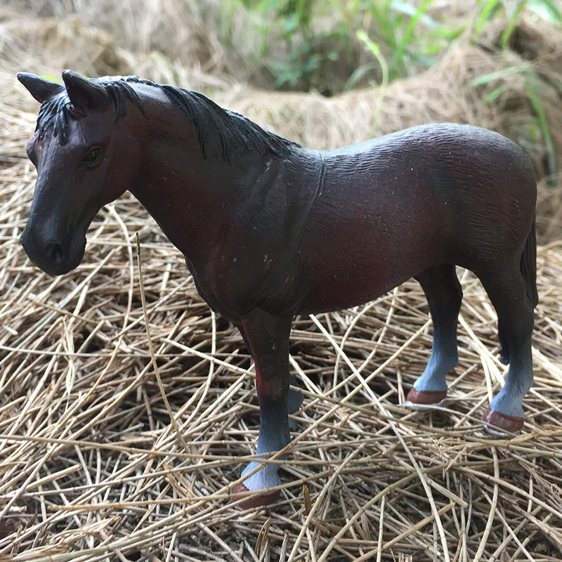 

Mini Hollow Type Plastic Farm Animal Toy Action Figure Simulation Horse Model Animation Figurine