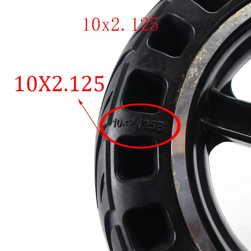 Free Shipping High Performance 10x2.125 10" Solid Honeycomb Wheel with Good Quality for Smart Electric Balancing Scooter Fold