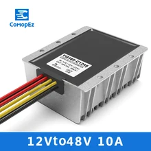 12V постоянного тока до 48V10A постоянного тока/Мощность конвертер 10-20V переменный 48V автомобиль Повышающий Модуль источника питания трансформатор