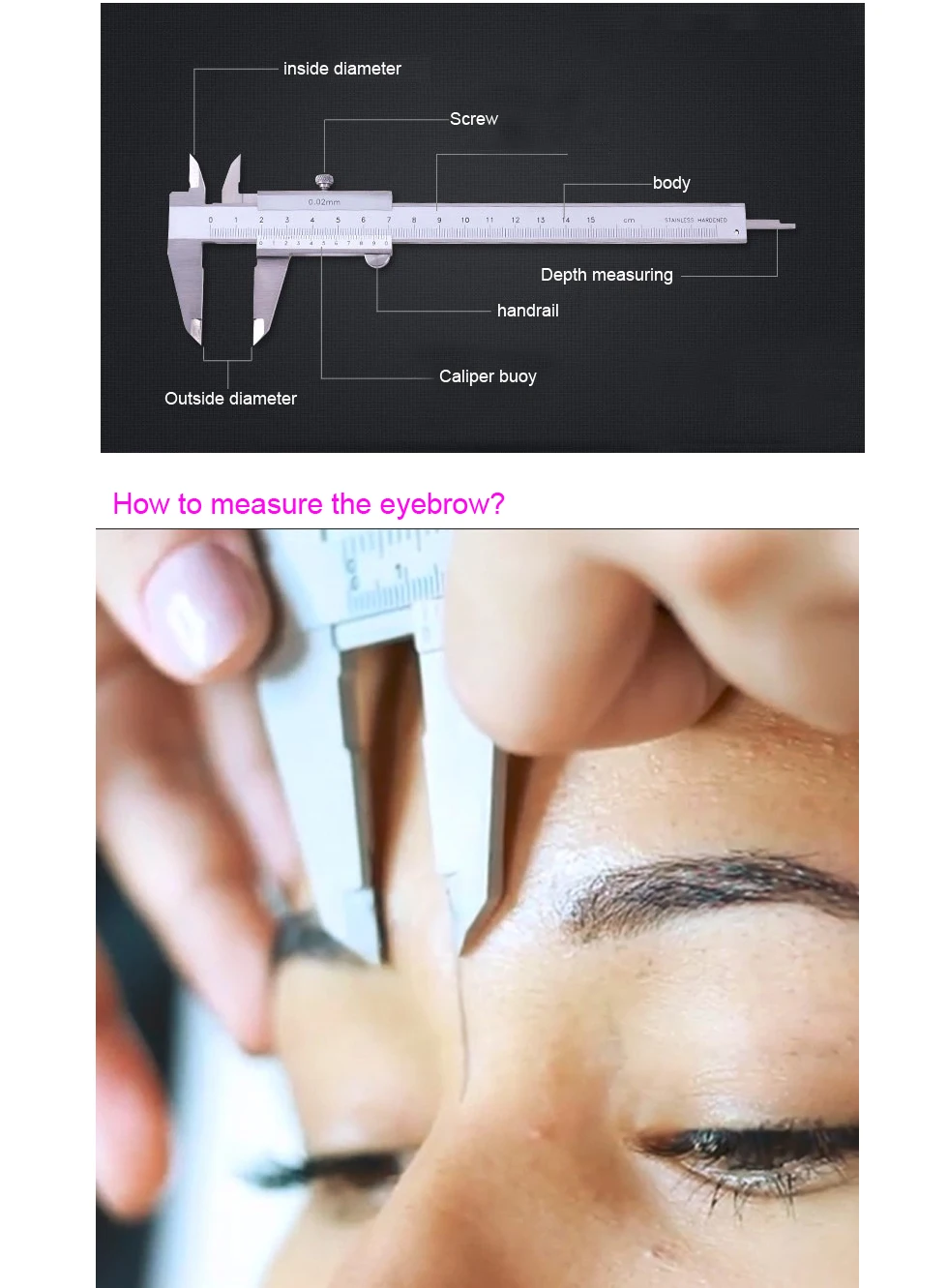 Eyebrow Bar Measurement02