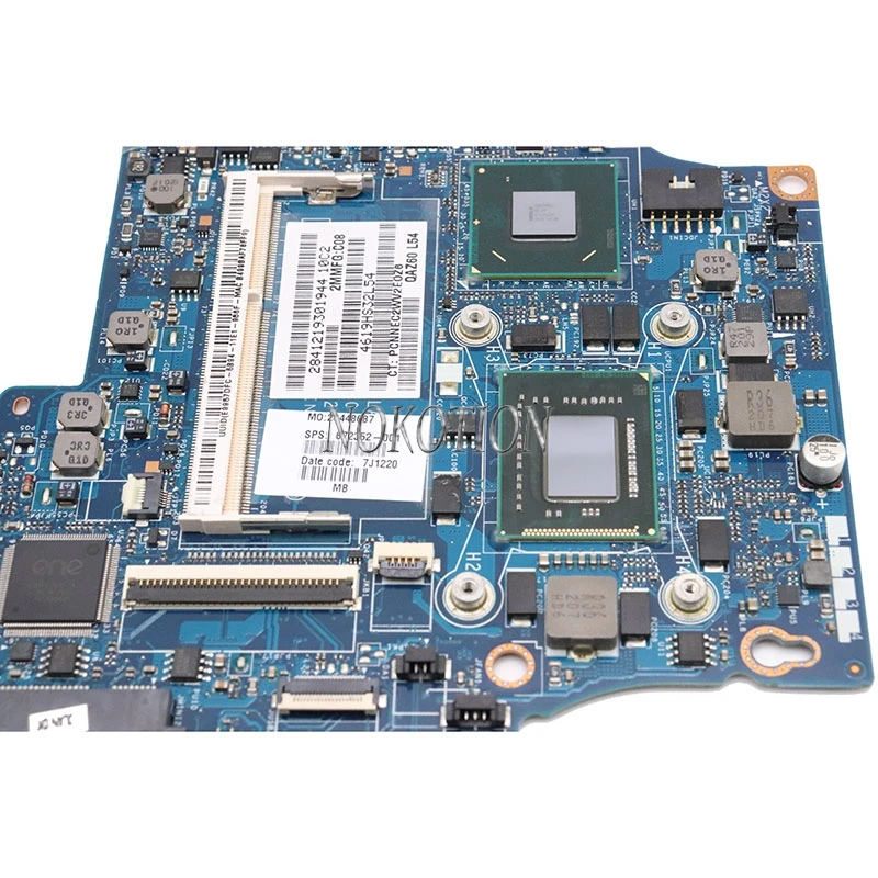 Nokotion QAZ61 LA 8044P материнская плата для Hp Folio 13 1000 672352 001 3 ''ноутбук ПК с i5 2467M CPU на