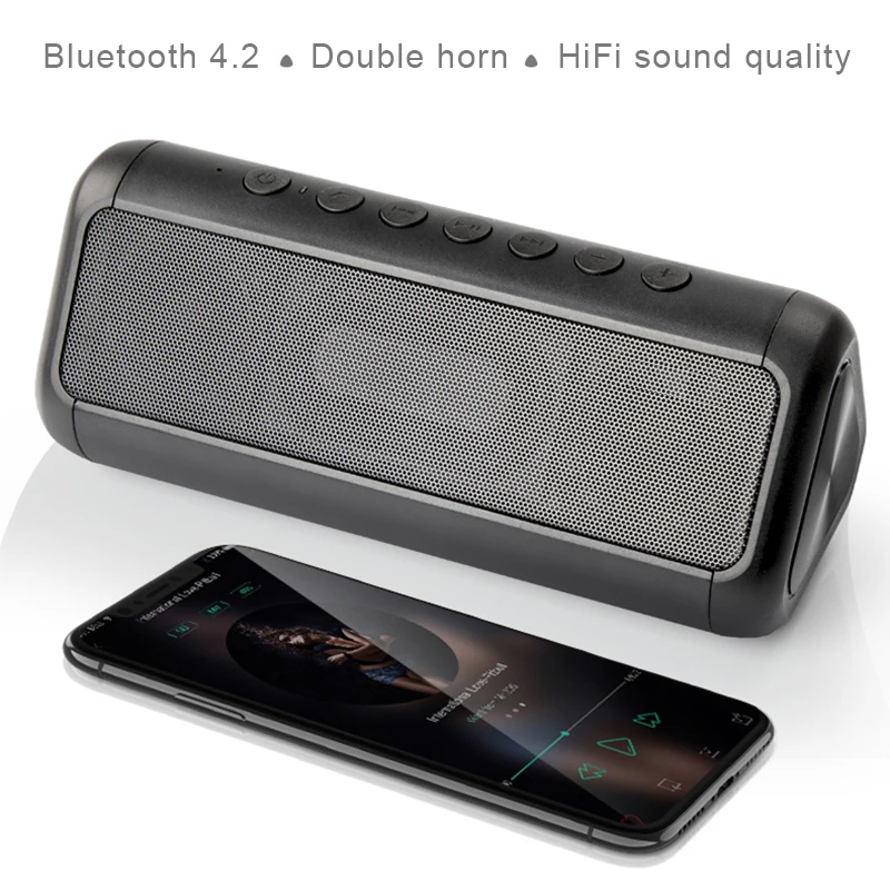12W Solar Powerful Bluetooth Speaker Portable