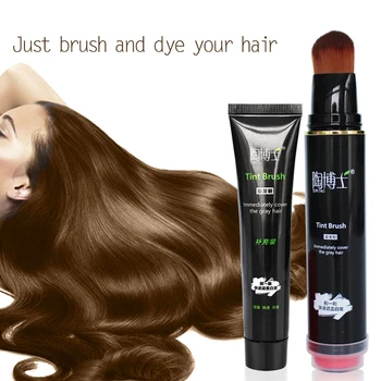 

Disposable Black Brown Personal DIY Fast-Dyeing Hair Dye Pen Natural Ammonia-Free Non-Toxic Hair Dye
