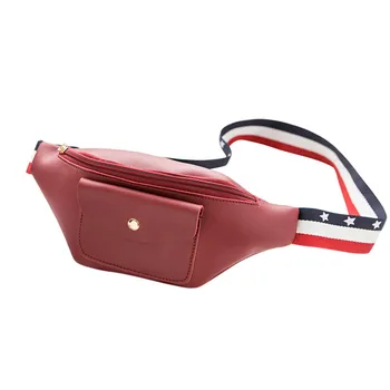 

Latest Fashion Women Waist Pack PU Leather Belt Waist Bag Ladies Portable Phone Case Female PU Money Belts Travel Fanny Pack