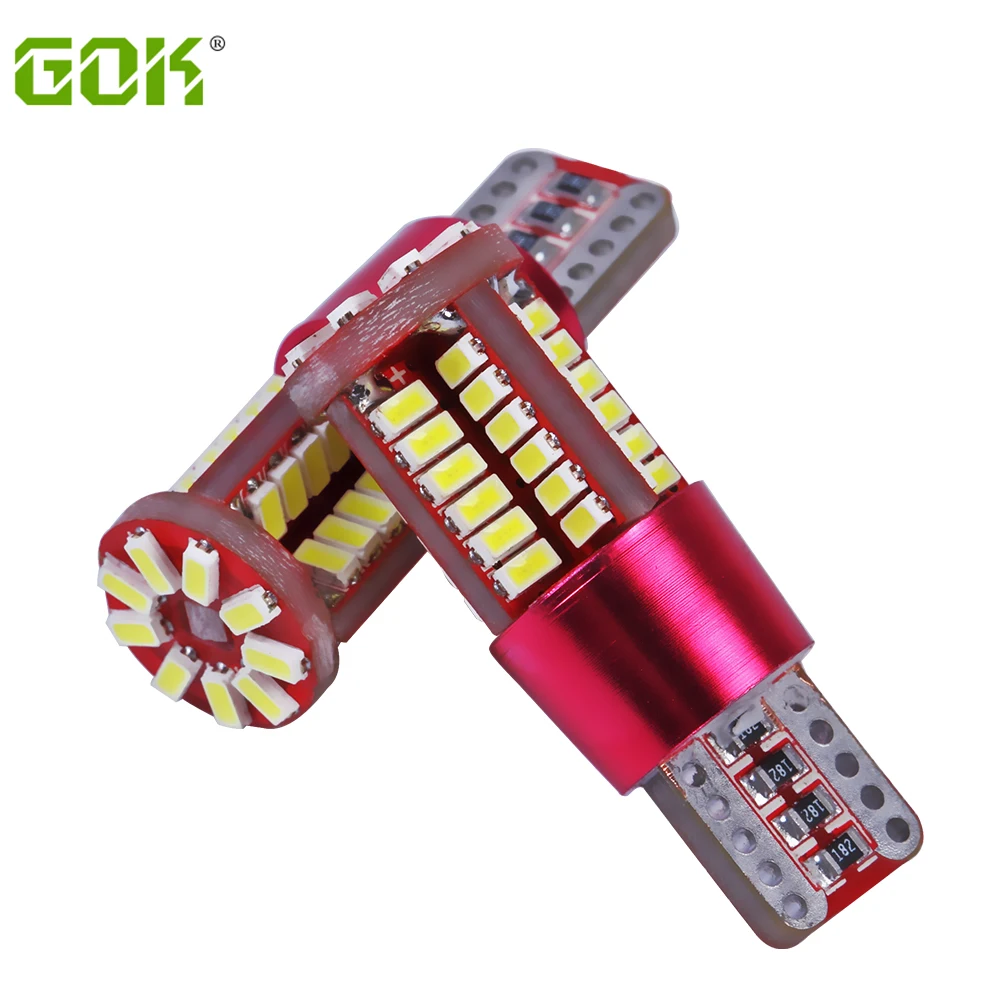 

4pcs T10 led canbus w5w 57 led 3014 super bright 57smd led lamp NO Error Car marker Auto Wedge Clearance Light bulb parking lamp