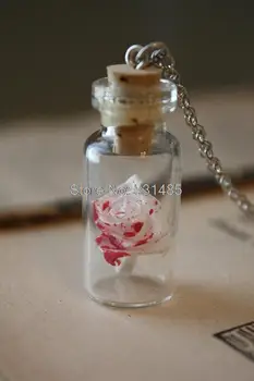 

12pcs/lot Alice in Wonderland Necklace Painting the Roses Red