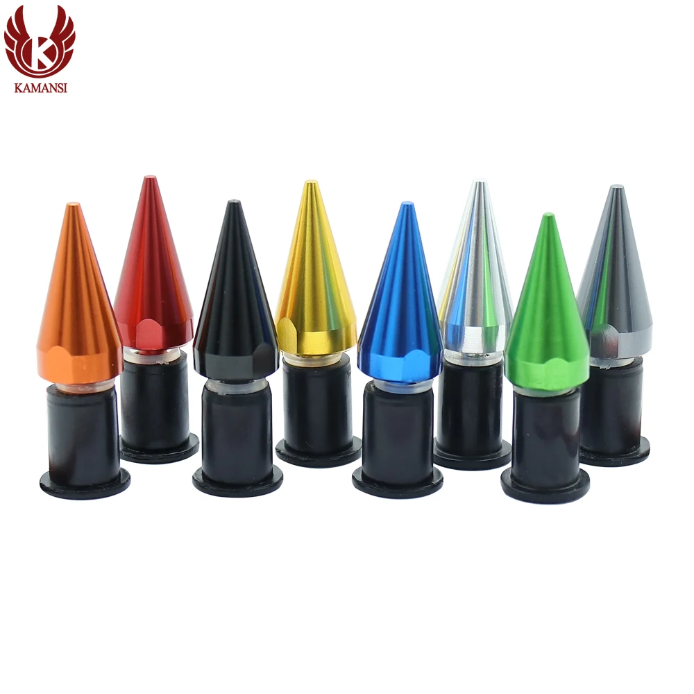 

KMS Bolt M5 10PCS Motorcycle Windscreen Windshield Bolts Screws Well Nut Fastener Universal For Yamaha Kawasaki Honda Suzuki M5