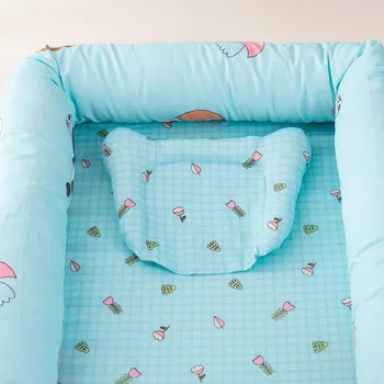 

90*50*15cm Baby Bed Portable Foldable Baby Crib Newborn Sleep Bed Travel Bed For baby Gift