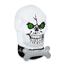 Frightfu надувной Открытый Gotham череп для украшения Хэллоуина с пользовательскими разноцветные лампы