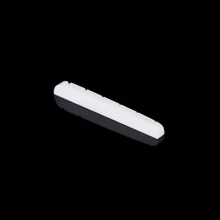 Alta calidad guitarra de puente de la tuerca 42mm Ox hueso de tuerca para Fender Stratocaster puente tuerca piezas de guitarra eléctrica y accesorios