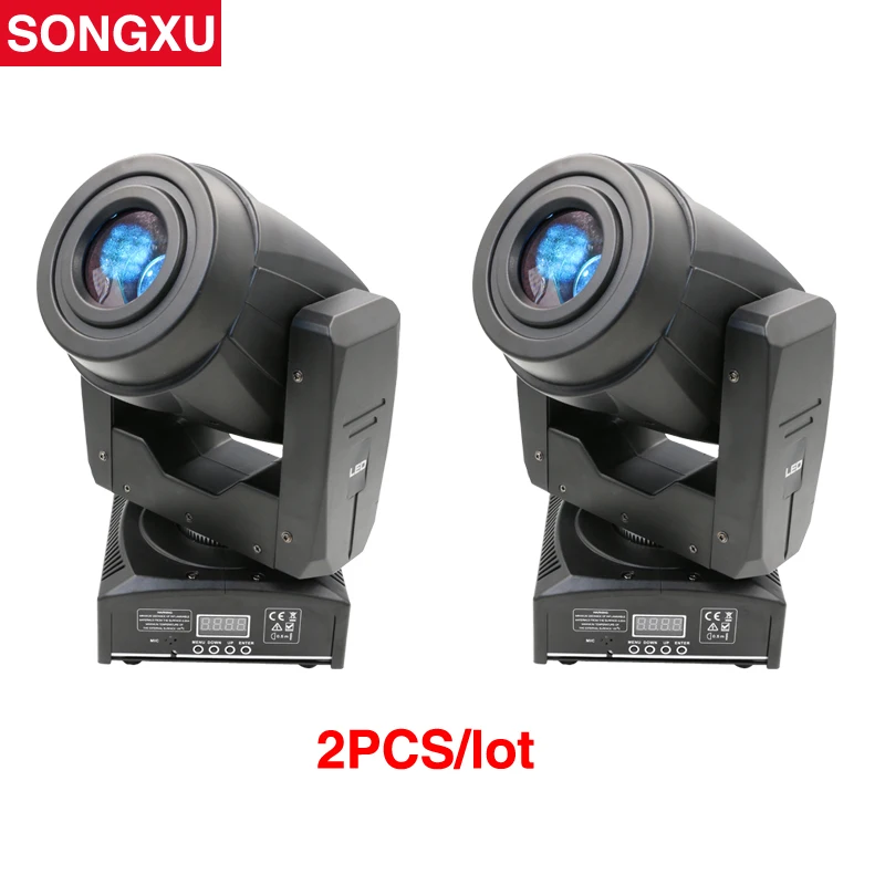 SONGXU 2 шт./лот 60 Вт LED Moving Head Light 3 Face Prism Spot с функцией вращения Gobo для DJ Disco Stage/SX
