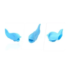 Карандашные ручки дельфин детский держатель для карандашей и ручек захват для помощи в письме инструмент коррекции осанки(случайный цвет