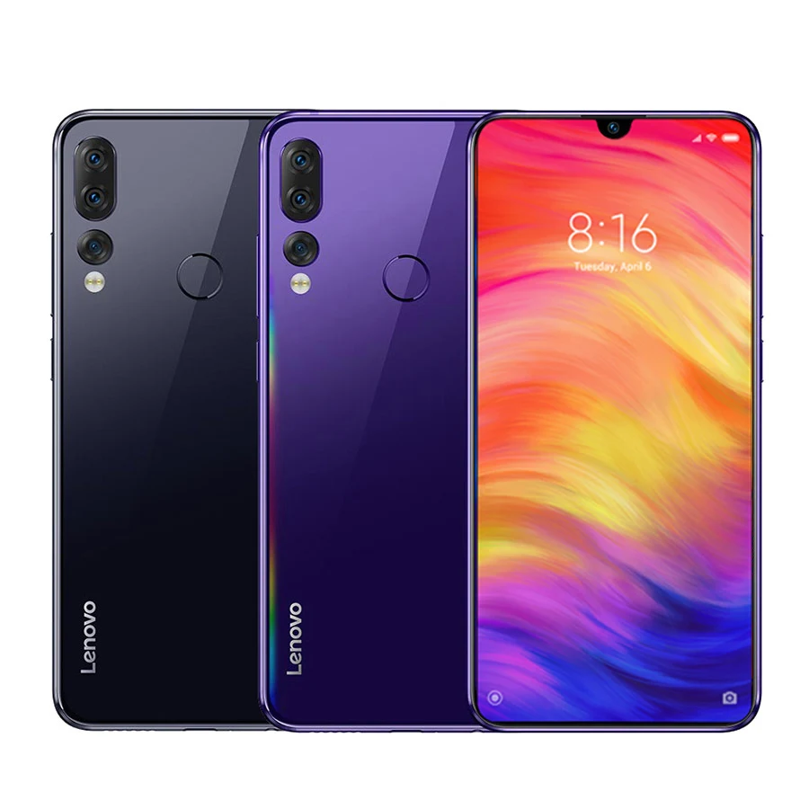 Мобильный телефон lenovo Z5s с функцией распознавания лица и Нотч экраном 6 3 дюйма