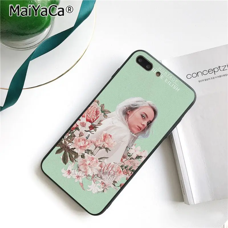 Чехол для телефона MaiYaCa Music Singer Star Billie Eilish для iphone 11 Pro 11Pro Max 8 7 6 6S Plus X XS MAX 5 5S SE XR - Цвет: A6