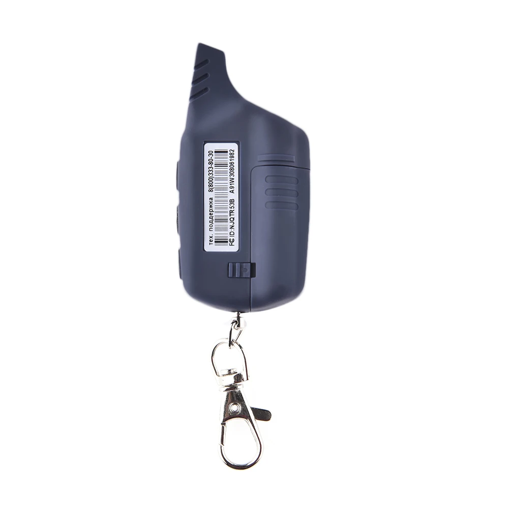LCD Remote Controller 2 Way Car Alarm Key For Starline 91 Engine Starter Starline A91 Fob Keychain Body Remote