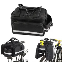 Waterproof Bicycle Bag Multifunction Bike Tail Rear Bag Saddle Cycling Basket Rack Trunk Bag Pannier Wholesale Dropshipping